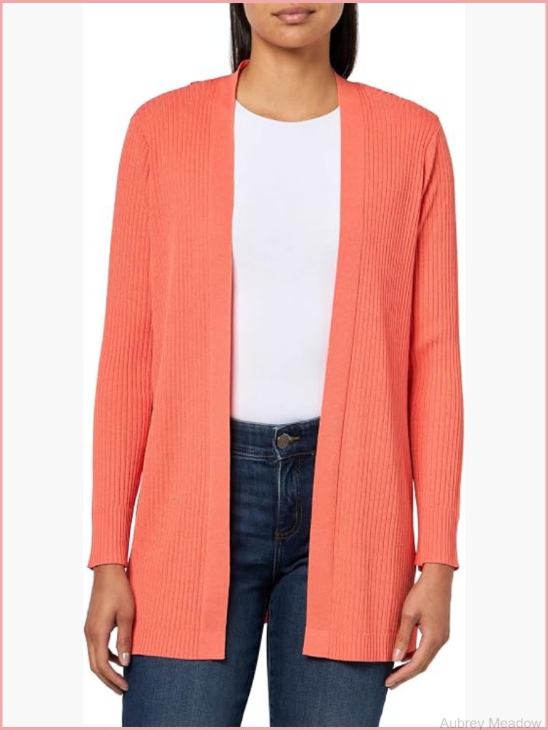 Long Sleeve Cardigan Sweater - Versatile Knit Layering Piece